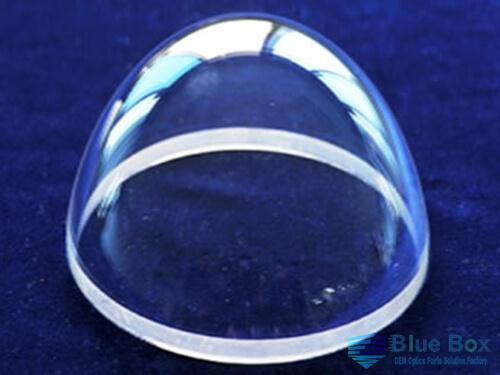 Aspheric sapphire dome