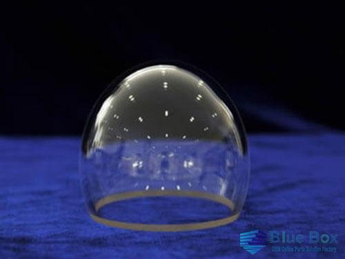 Aspheric sapphire dome